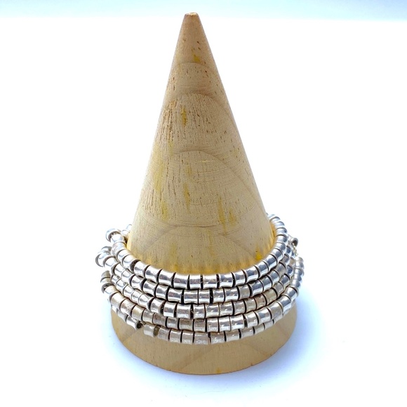 Allsorts Sterling Silver 5-Strand Bracelet — Links of London — 7.5" EUC - Picture 9 of 9